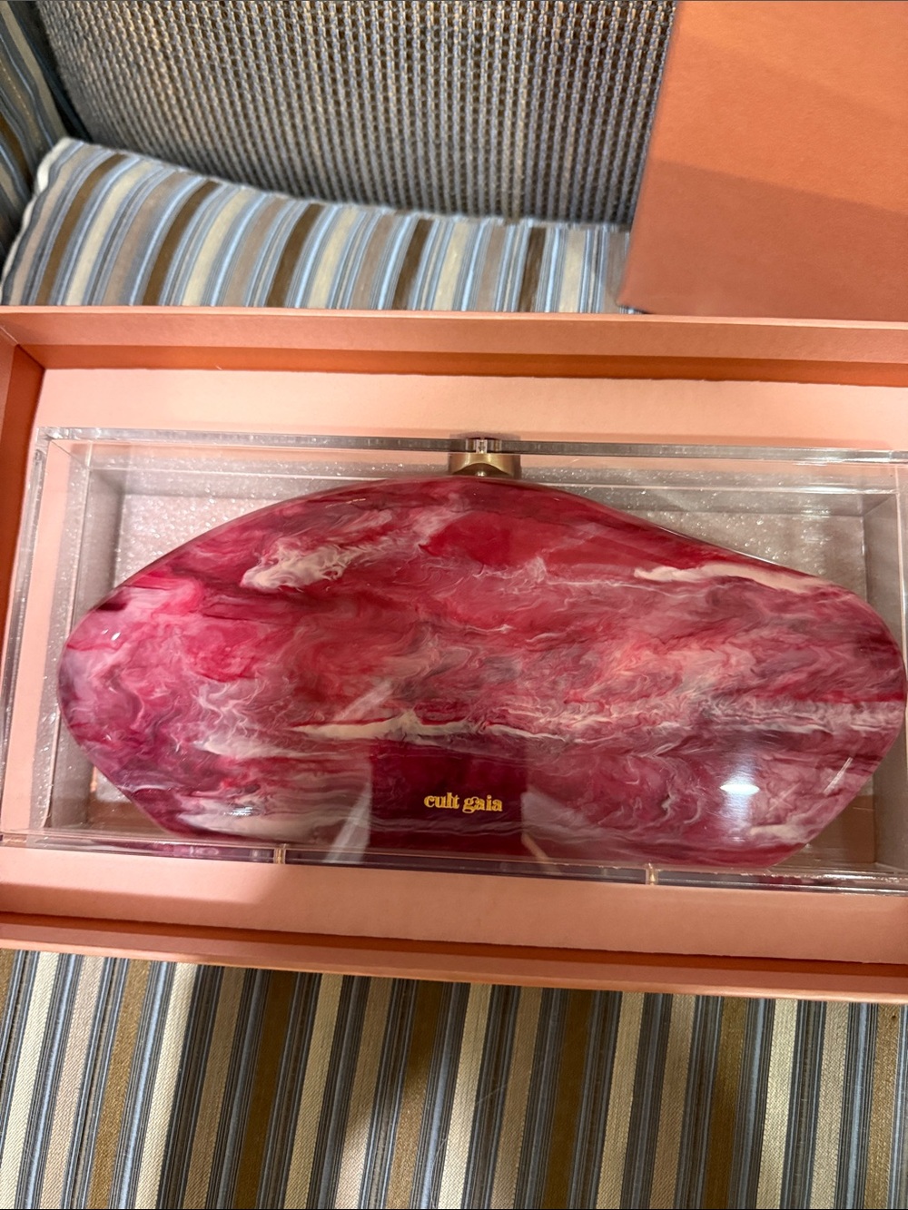 Cult gaia magenta Annika resin clutch - Picture 5 of 5